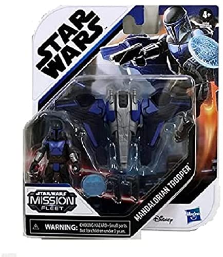 Star Wars Mission Fleet F1563 Mandalorian Trooper - Figura articulada (6 cm)