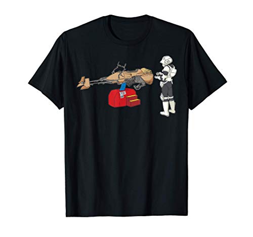 Star Wars Stormtrooper Coin Operated Speeder Bike Camiseta