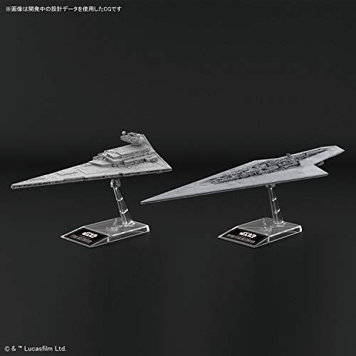 Star Wars Super Star Destroyer 1/100000 & 1/14500 Star Destroyer, Bandai Star Wars Plastic Model