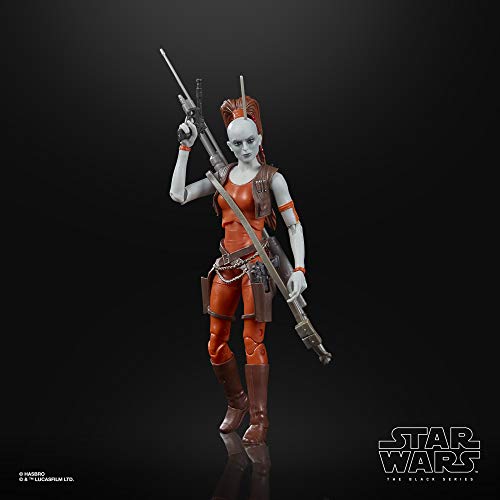 Star Wars The Black Series - Figura de Aurra Sing a Escala de 15 cm The Clone Wars - Edad: 4+