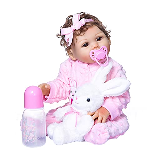 Staright 470mm de Cuerpo Completo de Silicona Reborn Baby Doll Impermeable bebé baño Juguete bebé niños Moda muñeca Regalo