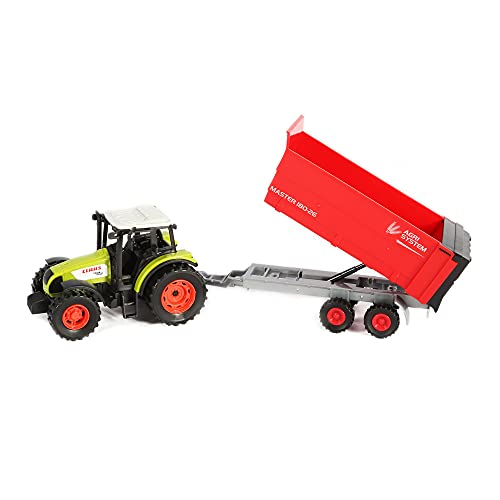 STARLUX Caja Ferma Completa con Tractor Claas Celtis 446, Animales, Cuerpo de Granja y Accesorios - Escala 1/32 - Gama Firme - A Partir de 3 años - 802021