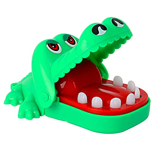 Starmood Dientes de cocodrilo Juguetes de cocodrilo Dentista Juego Al Azar Mordeduras Dedo Divertido Juego de Juguete Clásico Favores de Fiesta Divertido Broma Boca Juguetes para Niños