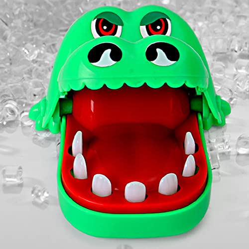 Starmood Dientes de cocodrilo Juguetes de cocodrilo Dentista Juego Al Azar Mordeduras Dedo Divertido Juego de Juguete Clásico Favores de Fiesta Divertido Broma Boca Juguetes para Niños