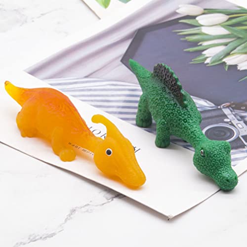 STOBOK 10 Unids Sensory Dinosaur Stringy Strings Fidget Juguetes de Dinosaurio Juguete de Dinosaurio contra Herramienta Simulado Dinosaurio Troques Juguetes para Holiday Bolsa Bolsa