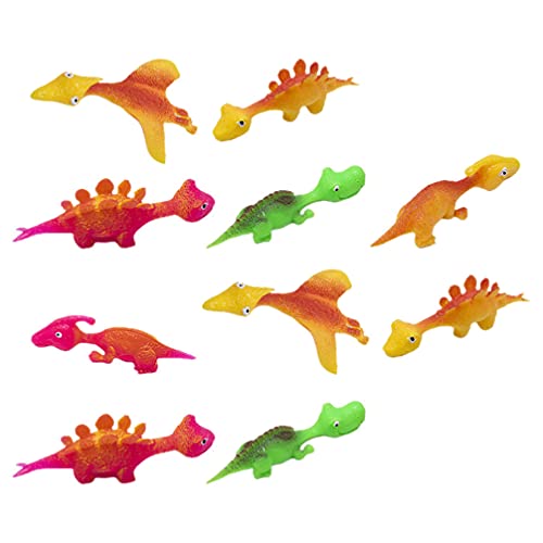 STOBOK 10 Unids Sensory Dinosaur Stringy Strings Fidget Juguetes de Dinosaurio Juguete de Dinosaurio contra Herramienta Simulado Dinosaurio Troques Juguetes para Holiday Bolsa Bolsa