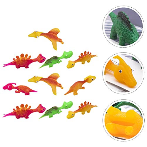 STOBOK 10 Unids Sensory Dinosaur Stringy Strings Fidget Juguetes de Dinosaurio Juguete de Dinosaurio contra Herramienta Simulado Dinosaurio Troques Juguetes para Holiday Bolsa Bolsa