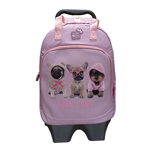 Studio Pets Mochila con Trolley de Maleta, 60 cm, 45 litros, Multicolor