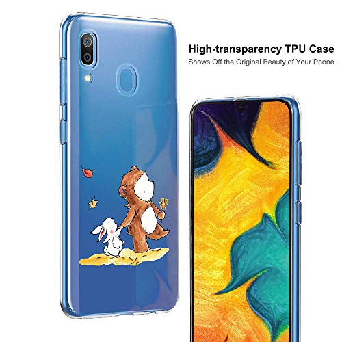 Suhctup Funda Compatible con Samsung Galaxy S10,Transparente Carcasa con Dibujos Animados TPU Silicona Protectora de Golpes Anti Choques Slim Case Cover Bumper para Galaxy S10(13)