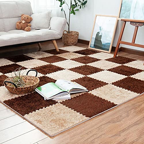 SUNA Jigsaw Puzzle Mat Home Sala de Estar Espuma, Patchwork Carpet Jigsaws Puzzle