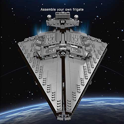 Sunery Technical Star Wars - Juego de construcción de destructor de estrellas imperial, 891 piezas, UCS Super Star Destroyer, nave espacial, juguete de construcción compatible con Lego Star Wars