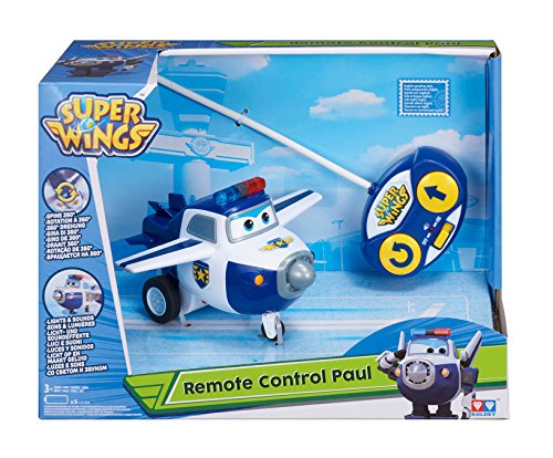 Super Wings Remote Control Paul - juguetes de control remoto (Alcalino, AAA, 1,5 V, 2 x AAA, 267 g, 203 mm) , color/modelo surtido