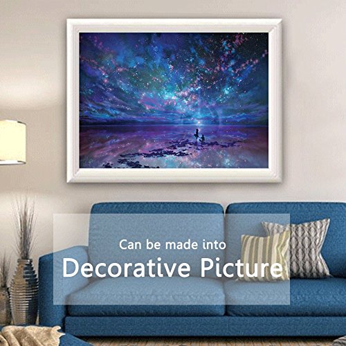 SuperPower® 1000 pieza Romántico Mar Aurora Estrellas Noche Cielo Estrellado Playa Amantes Pareja Proponer Matrimonio Paisaje Niños Adultos Juguetes Puzzles de madera