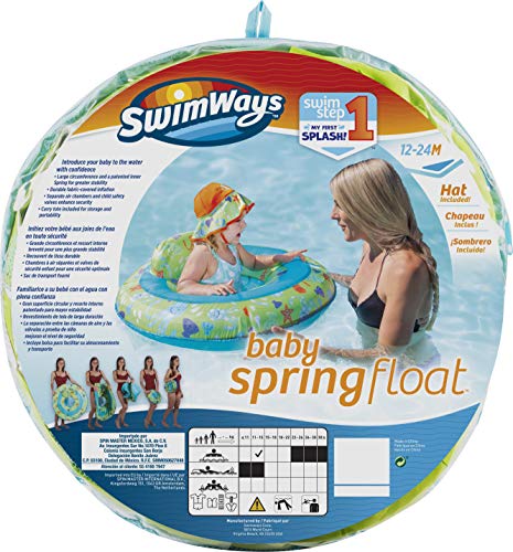 SwimWays Flotador de Primavera de bebé con Sombrero