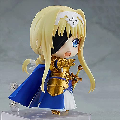 Sword Art Online, Alice, Synthesis, versión Q, varios accesorios, altura 10 cm / 3,9 cm, figura de animación de PVC (colección de decoración)