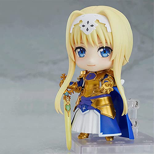 Sword Art Online, Alice, Synthesis, versión Q, varios accesorios, altura 10 cm / 3,9 cm, figura de animación de PVC (colección de decoración)