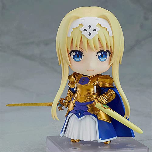 Sword Art Online, Alice, Synthesis, versión Q, varios accesorios, altura 10 cm / 3,9 cm, figura de animación de PVC (colección de decoración)