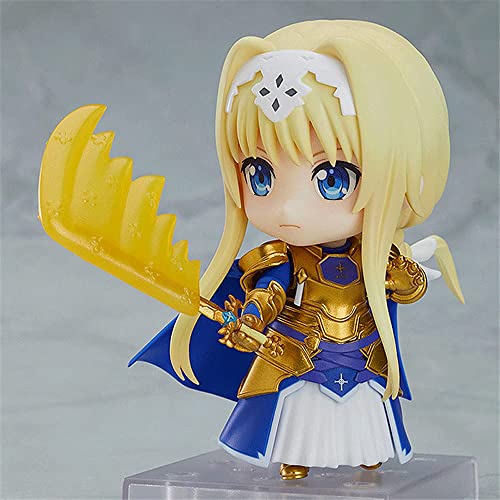 Sword Art Online, Alice, Synthesis, versión Q, varios accesorios, altura 10 cm / 3,9 cm, figura de animación de PVC (colección de decoración)