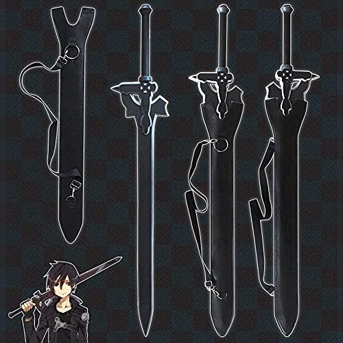 Sword Art Online Kirito Black Sword Translator White Sword Dark Chaser COS arma espada de madera, accesorios para juegos de rol espada de madera 109 cm