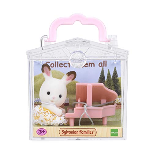 Sylvanian Families - 5202 - Bebé Para Llevar ( Conejo Chocolate con Piano)