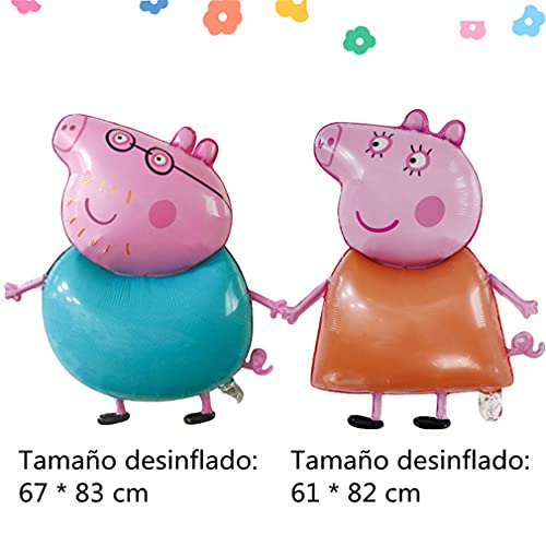 TANGCHAOLIZI Globo Decorativo Globo De Papel De Aluminio con Globo De Dibujos Animados Adecuado para Todo Tipo De Fiestas