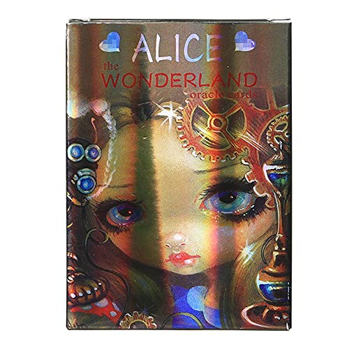 Tarjetas de Alice The Wonderland Oracle,Alice The Wonderland Oracle Cards,Tarot Card,Deck Game