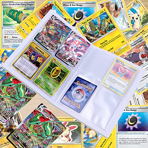 Tarjetero, Album Cromos, Tarjeta de Comercio Álbum, Carpeta Cartas, GX EX Cartas Carpeta Libro, 30 Páginas - Puede Contener Hasta 240 Tarjetas, Dragonite