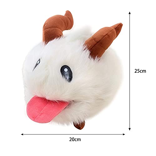 Tbhoutouer Comprar Ahora :, League of Legends Lomeo, Peluches de Peluche, Juguetes de Peluche, Juguetes de Peluche de 25 cm, Juguetes de Peluche Suave y Peluche, (Blanco)