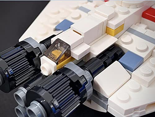 Tech Space Star Wars Kit Modelo Bloques Construcción, Juguetes Construcción Naves Espaciales Rebeldes Compatibles con Lego Star Wars - 294 Piezas