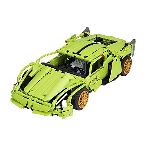 Technical Building Block Sports Car/1:18 Parts Building Block Racing and Remote Controlled Car with Electric Motor/Electric Toy Car Gift For 3 4 5 6 7 8 Year Old Boys Girls K