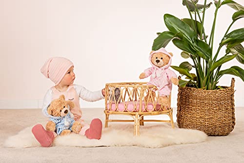 Teddy Hermann 91386 Oso de Peluche Oso en Pijama Rosa 30 cm, Peluche