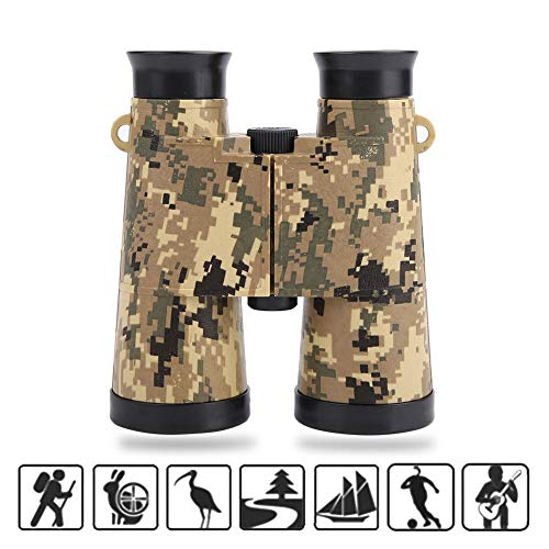 Telescopio Militar para niños, Modelo de Binocular Militar de Juguete de Aumento portátil 6 * 42 para niños Juegos de Juguetes Militares al Aire Libre(Amarillo)