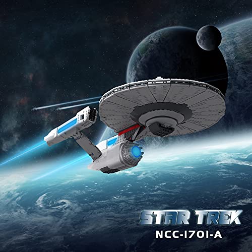 TENHORSES Star Trek U.S.S. Enterprise NCC-1701 - Navaja espacial para juegos de construcción, modelo de colección, Alien Ships compatible con Lego – 2830 piezas