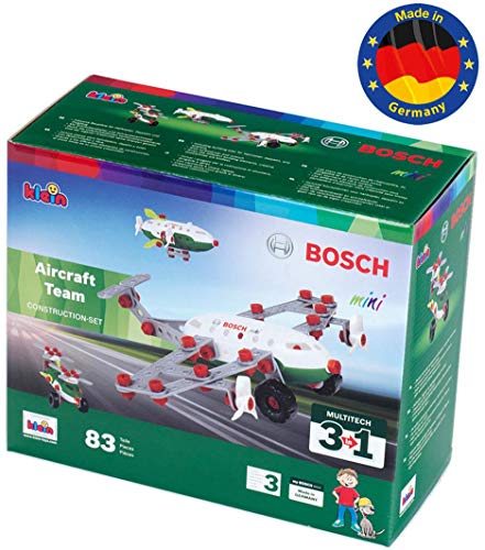 Theo Klein- 8790 Bosch 3 In 1 Set De Construcción, Aircraft Team, Juguete, (8790) , color/modelo surtido