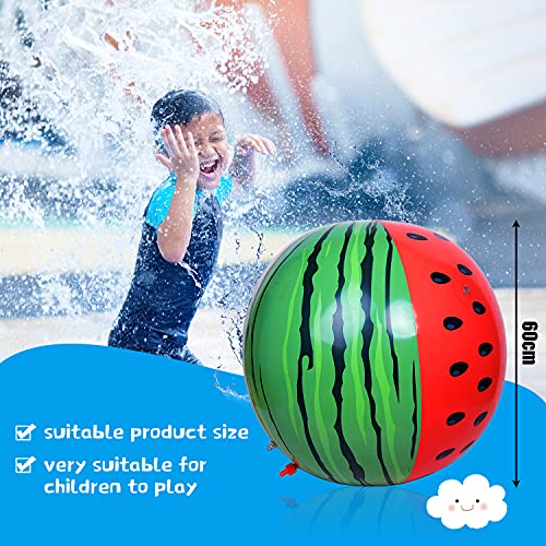 Thnkstaps Juguetes Inflables para Rociadores, Bolas de Agua en Spray, Juguetes de Exterior, Juguete de Rociador para Niños, Bola Inflable del Agua para Verano Jardín Playa Actividades