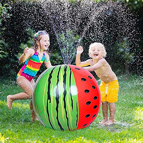 Thnkstaps Juguetes Inflables para Rociadores, Bolas de Agua en Spray, Juguetes de Exterior, Juguete de Rociador para Niños, Bola Inflable del Agua para Verano Jardín Playa Actividades