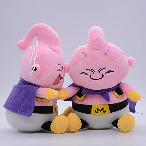 tianluo Peluches 20cm Nuevo 2 Piezas Majin Buu Muñeco De Peluche Super Gran Villano Majin Boo Regalo De Dibujos Animados De Peluche De Juguete