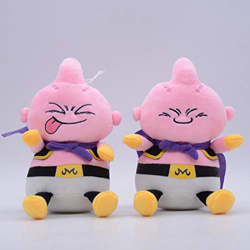 tianluo Peluches 20cm Nuevo 2 Piezas Majin Buu Muñeco De Peluche Super Gran Villano Majin Boo Regalo De Dibujos Animados De Peluche De Juguete