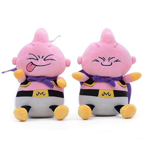 tianluo Peluches 20cm Nuevo 2 Piezas Majin Buu Muñeco De Peluche Super Gran Villano Majin Boo Regalo De Dibujos Animados De Peluche De Juguete