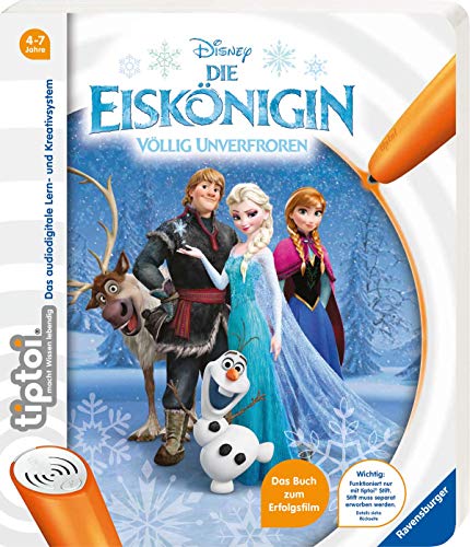 tiptoi Ravensburger libro Die Eiskönigin – Volle Unfroren Frozen ELSA + pegatina Disney Frozen