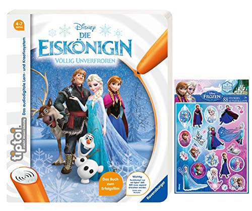 tiptoi Ravensburger libro Die Eiskönigin – Volle Unfroren Frozen ELSA + pegatina Disney Frozen