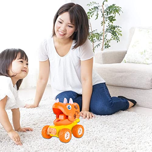 Tire Atrás Dinosaurio Coche Vehículos Animales Dinosaurios Favoritos Favoritos Fords Infantil Pull Back Monster Trucks Juguetes De Automóvil Para Niños Pequeños Niños 2pcs