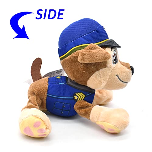 Tomicy Paw Dog Patrol Chase Peluche Patrulla Canina Chase, Cachorro de 20 cm Felpa Figura