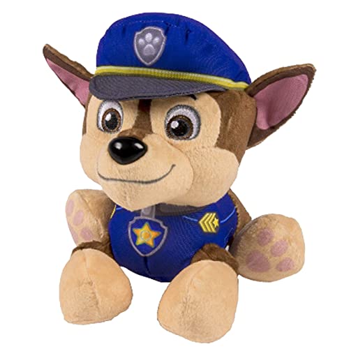 Tomicy Paw Dog Patrol Chase Peluche Patrulla Canina Chase, Cachorro de 20 cm Felpa Figura