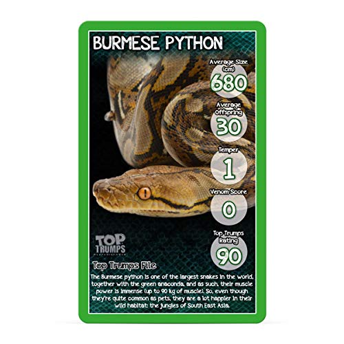 Top Trumps 28134 Snakes-Classics Juego de Cartas de Viaje, Multi