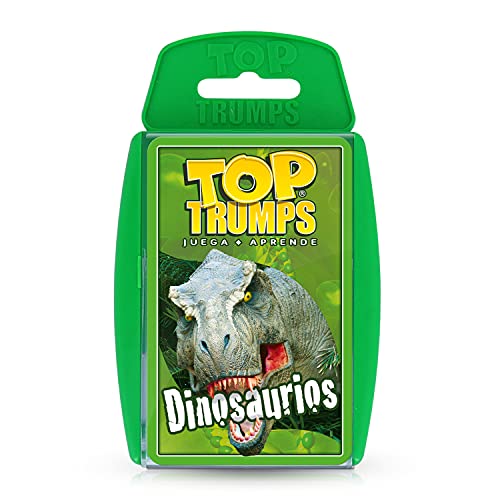 Top Trumps Dinosaurios - Juego de Cartas Educativo | Utiliza Tus conocimientos sobre Dinosaurios para Ganar - Versión en Español