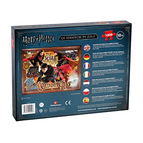 Top Trumps Puzzle Harry Potter Quidditch 1000 Piezas, Multicolor, Talla única (Winning Moves 2497)