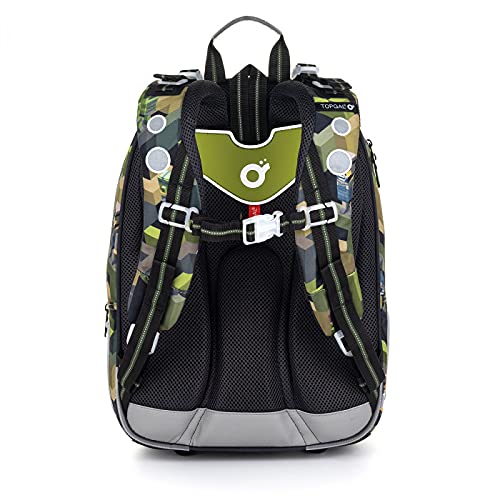 TOPGAL Mochilas Escolares Jóvenes Bolsa Escolar para Jugadores Mochila Chicos Motivo Gamer- Jugador Mochilas Colegio Muy Chula Y Práctica Se Adapta Tableta A4