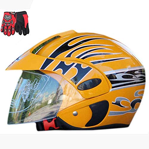 TOPLOOS Niños Bike Helmet Girls Boys Kids Motorbike Half Casco Motocicleta Motocicleta Bike Bike Bike Helmets para Niños Seguridad Ciclo Edad Set Skateboard Scooter,A