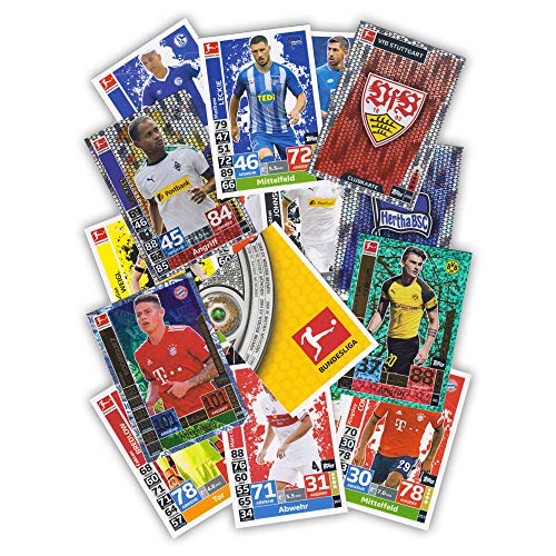 Topps Match Attax - 2018/2019 - 30 cartas coleccionables mixtas - Edición alemana